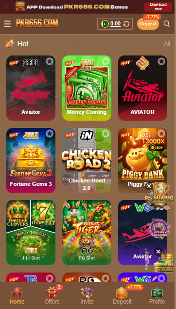 PKR656 GAME INTERFACE LOOK
